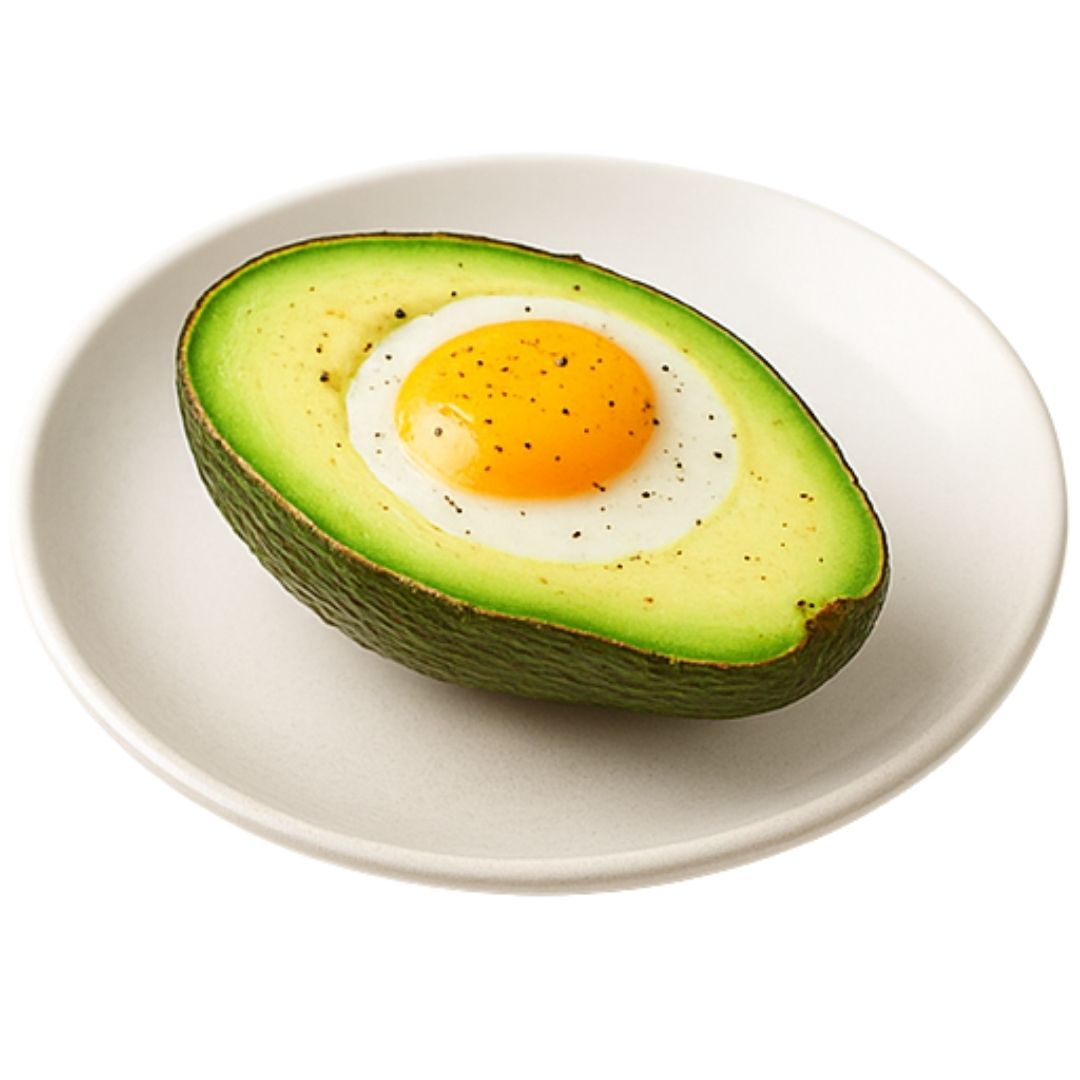 Awokado faszerowane jajkiem