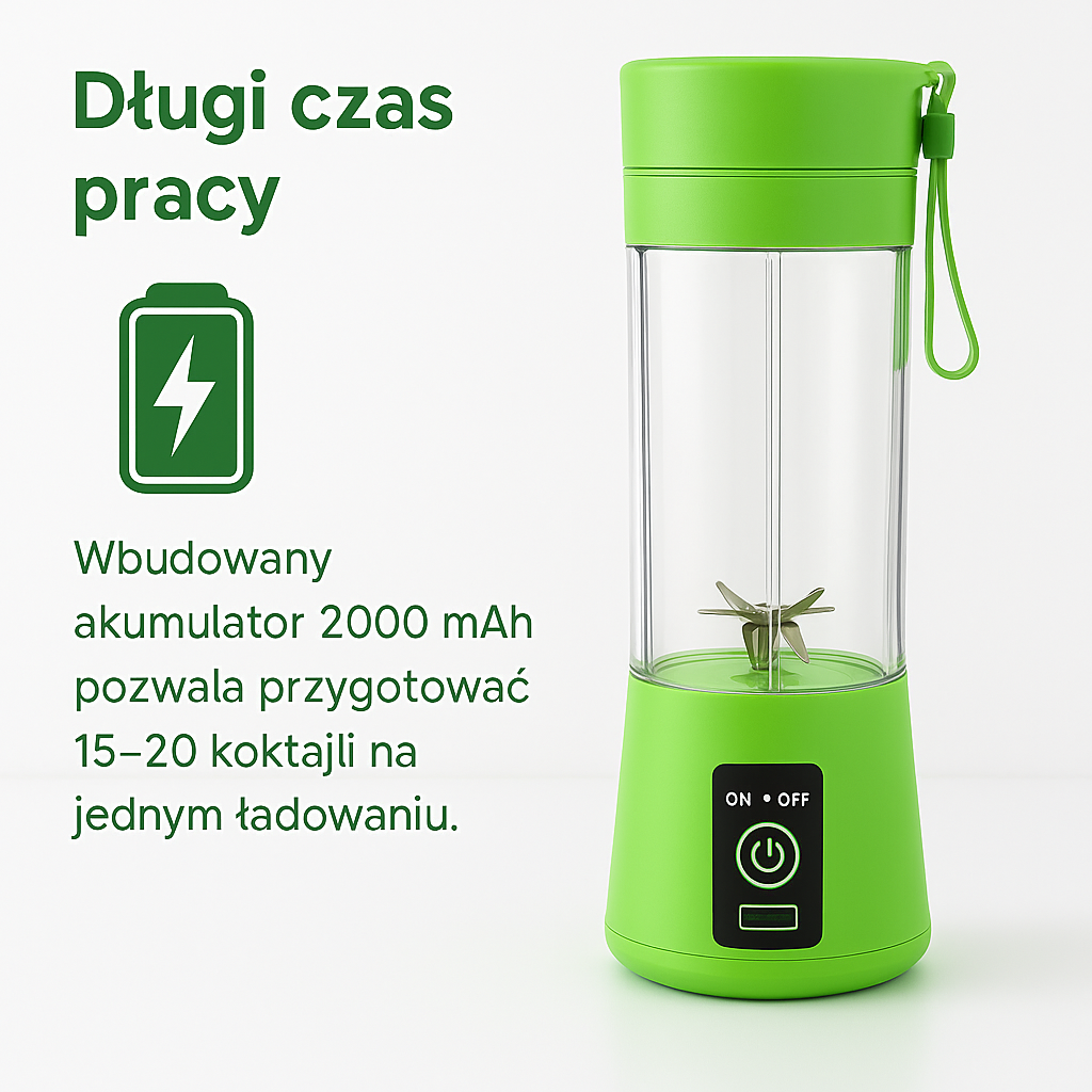 Mini Blender z 6 Ostrzami - KuchennyDom.pl