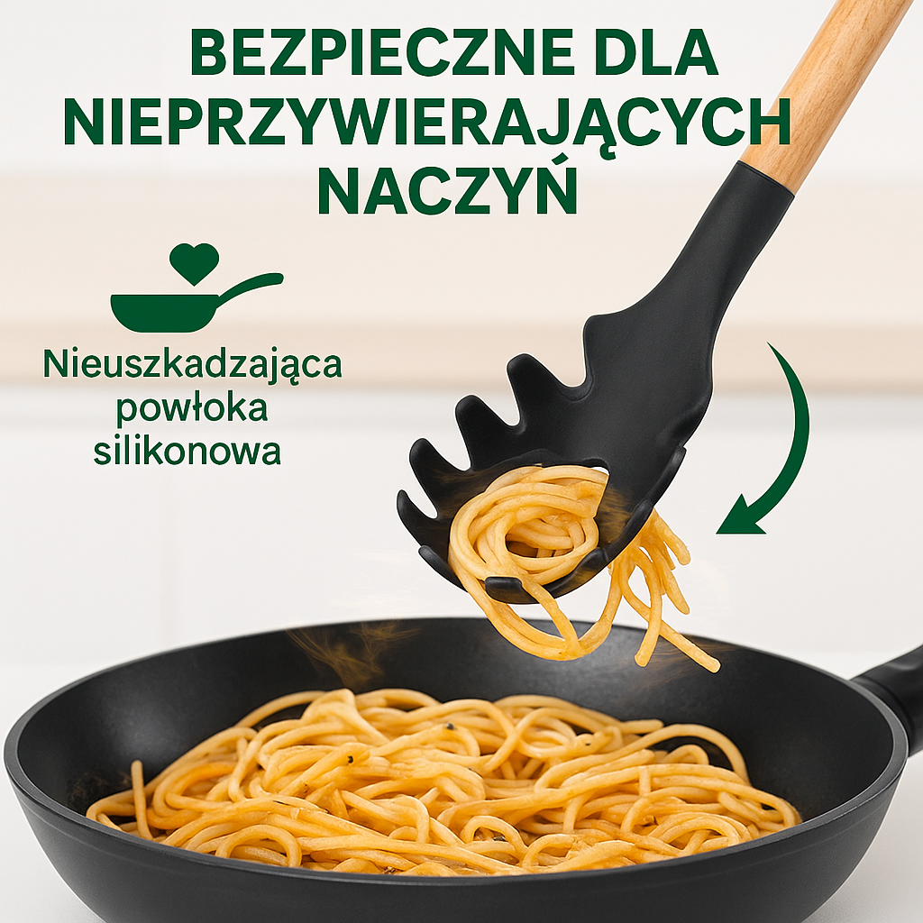 Zestaw Silikonowych Przyborów - KuchennyDom.pl