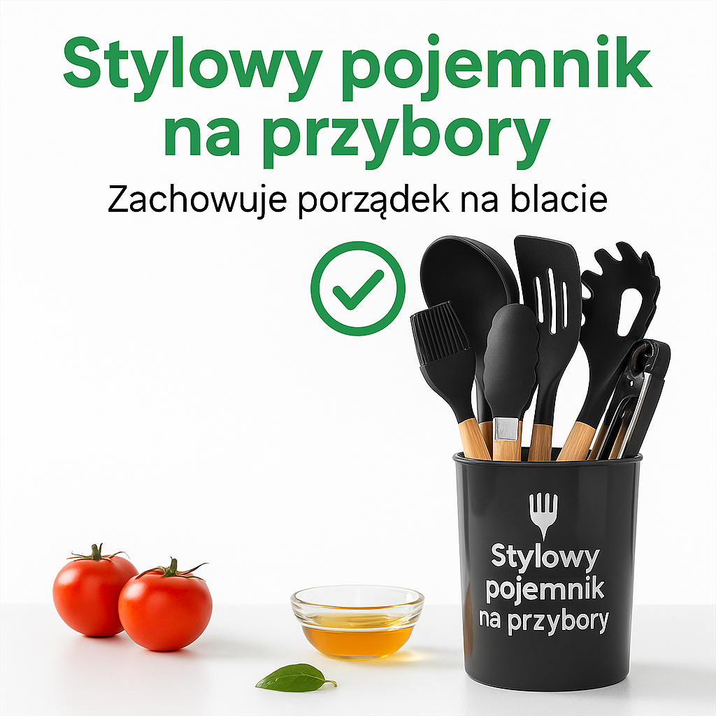 Zestaw Silikonowych Przyborów - KuchennyDom.pl