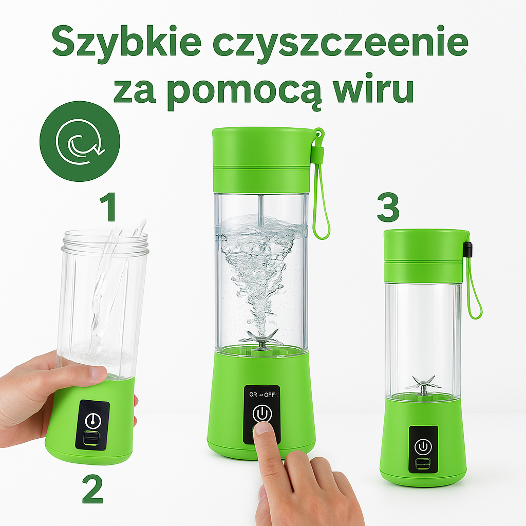 Mini Blender z 6 Ostrzami - KuchennyDom.pl