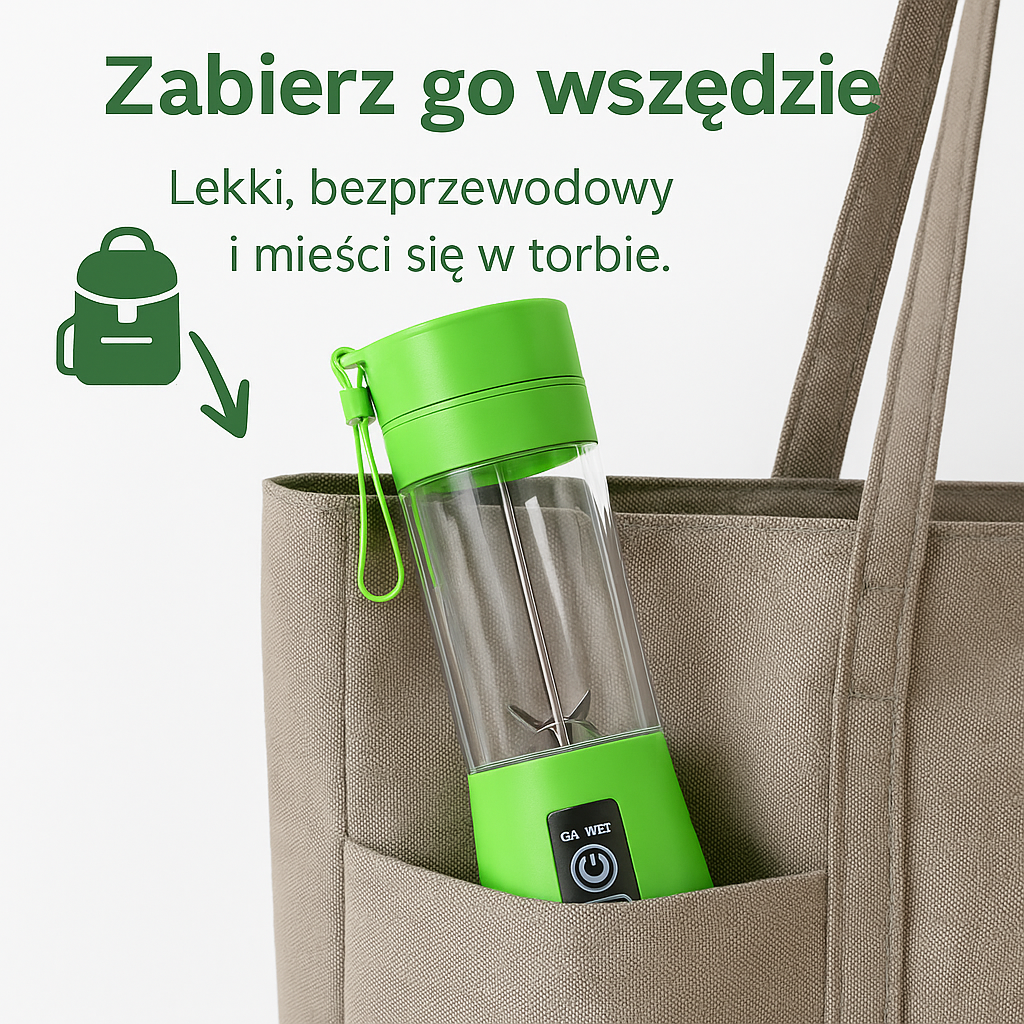 Mini Blender z 6 Ostrzami - KuchennyDom.pl