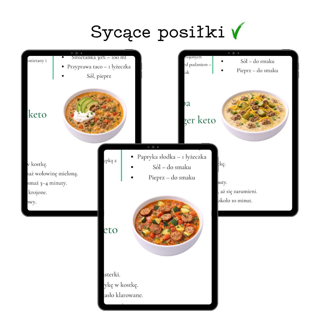 Keto zupy i gulasze – 50 przepisów
