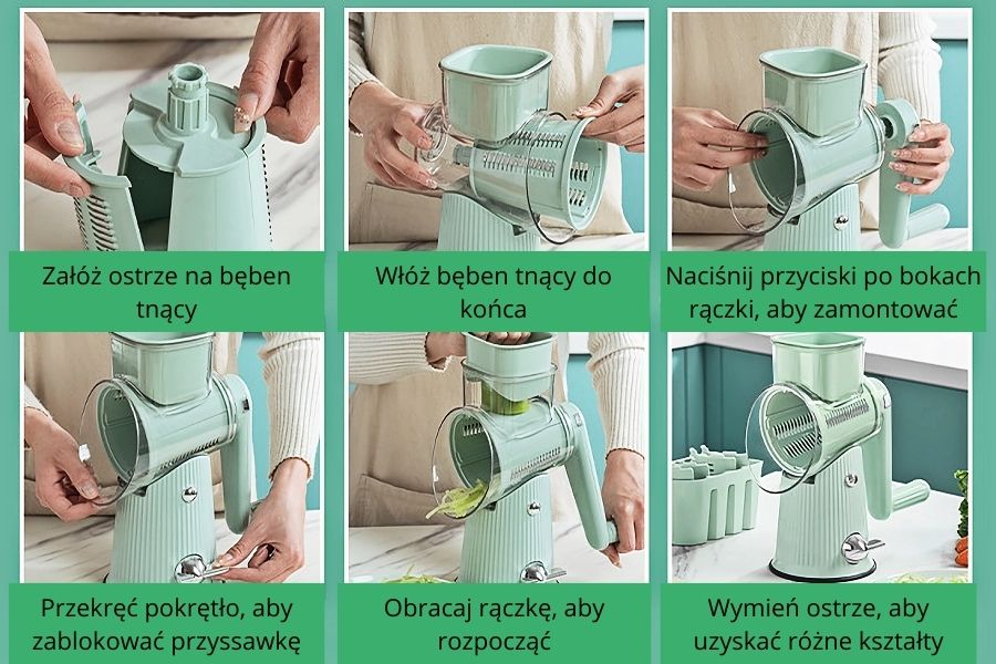 Tarka Obrotowa 5w1 - KuchennyDom.pl