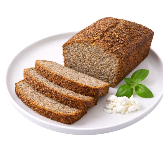 Keto chleb twarogowo-lniany