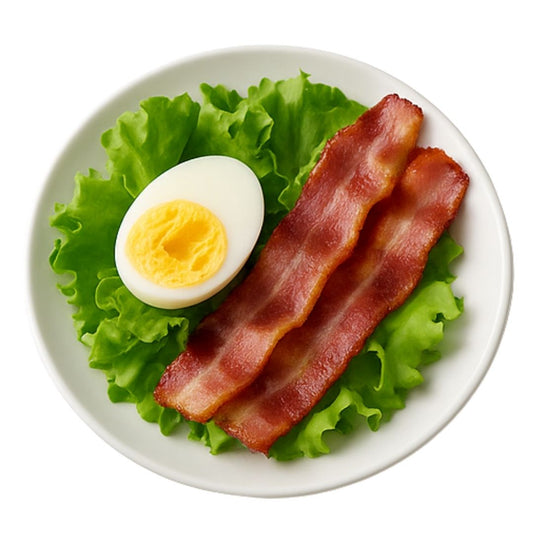 Sałatka śniadaniowa z boczkiem