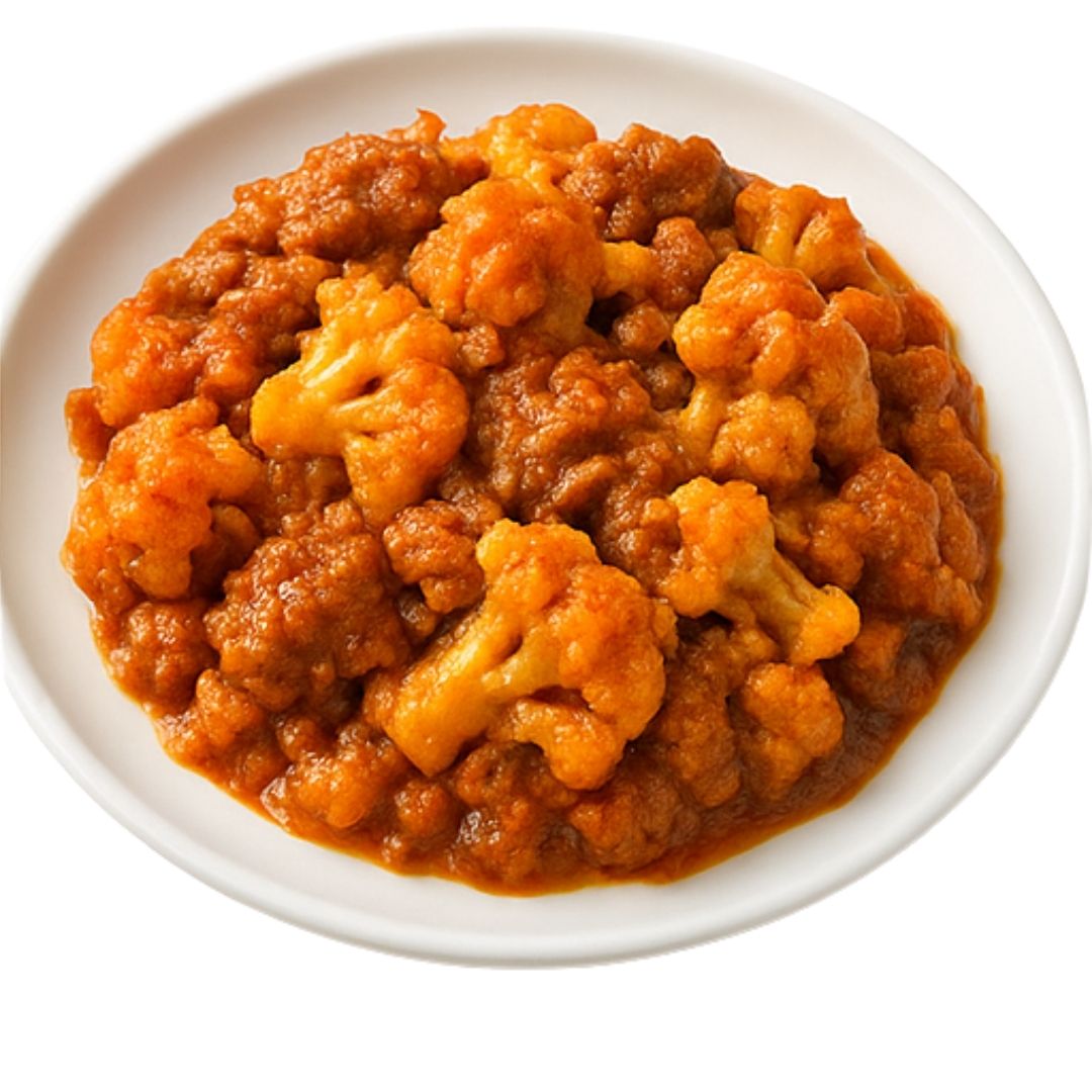 Chili z mieloną wołowiną i kalafiorem