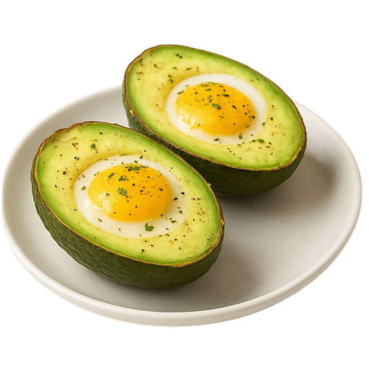 Zapiekane jajka w awokado