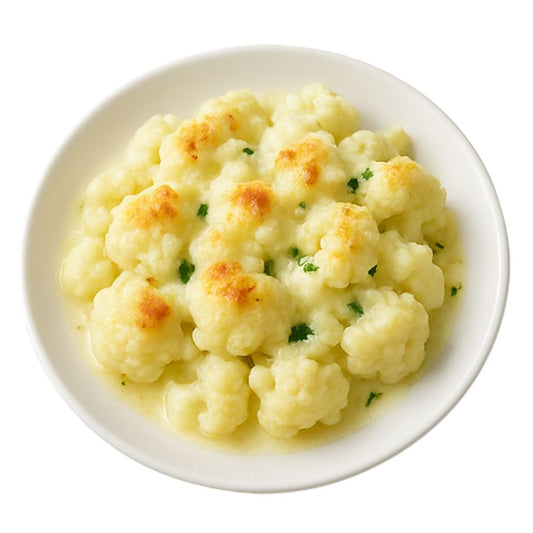 Zapiekanka z kalafiora i mozzarelli