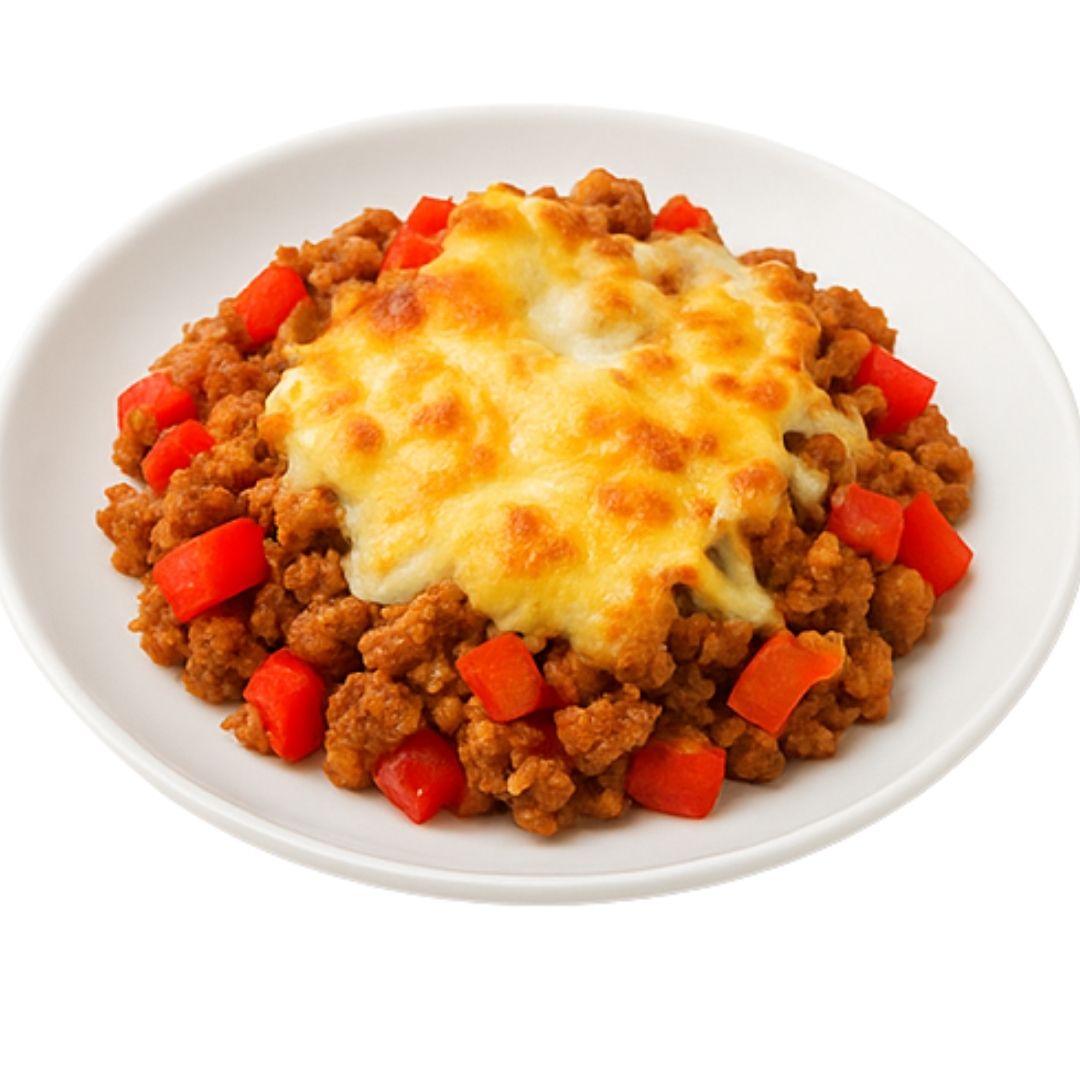 Zapiekanka z mięsem mielonym i warzywami