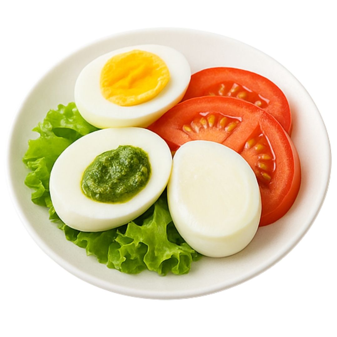 Mozzarella z pomidorem i pesto