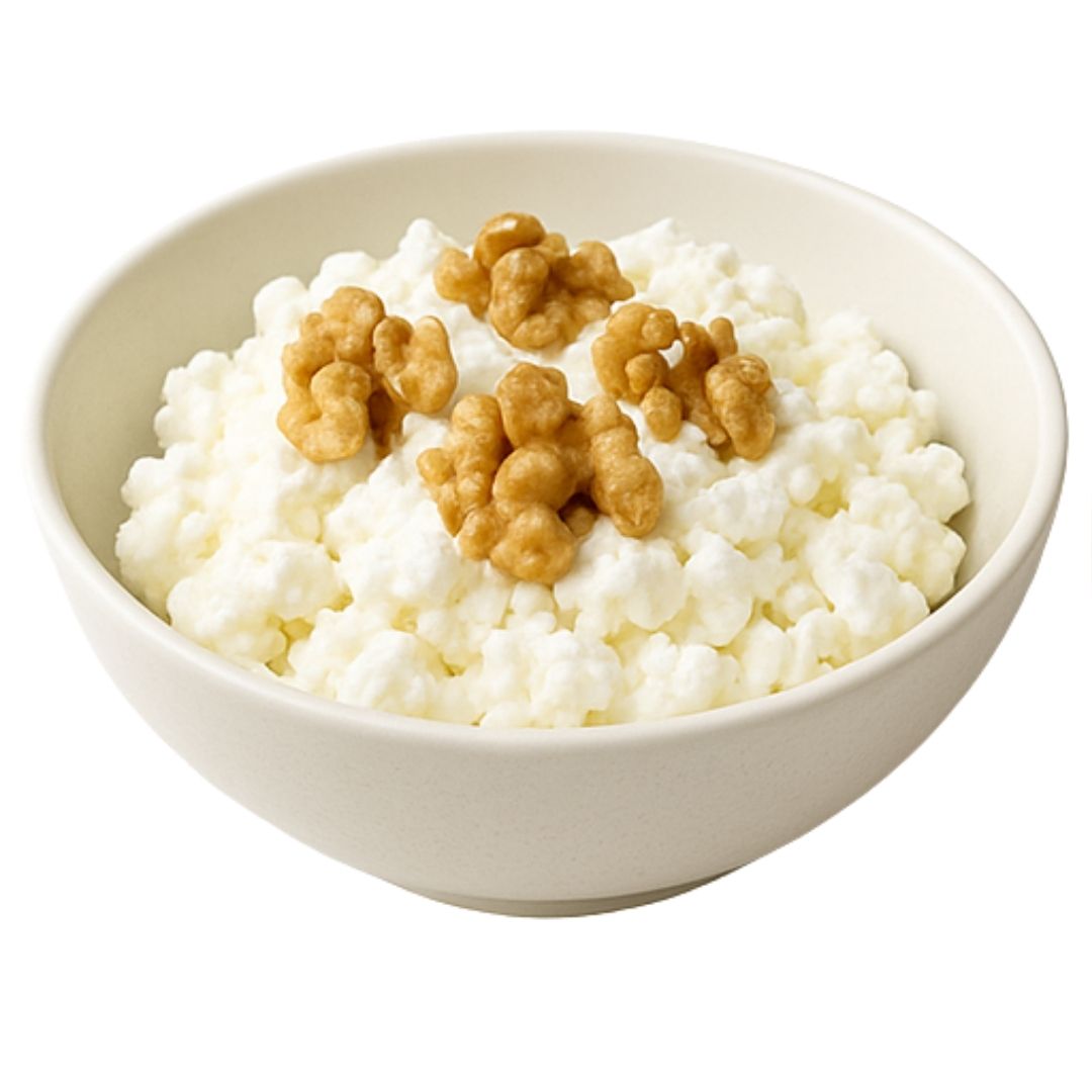 Twaróg z orzechami włoskimi