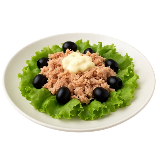 Sałatka z tuńczykiem i oliwkami