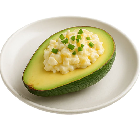 Awokado z pastą jajeczną