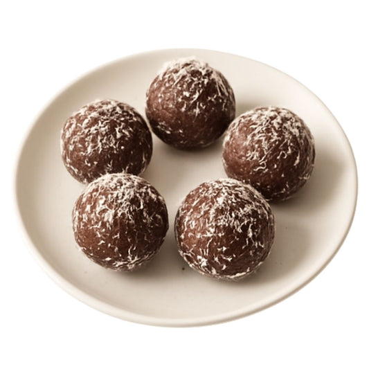 Kulki tłuszczowe czekoladowo-kokosowe