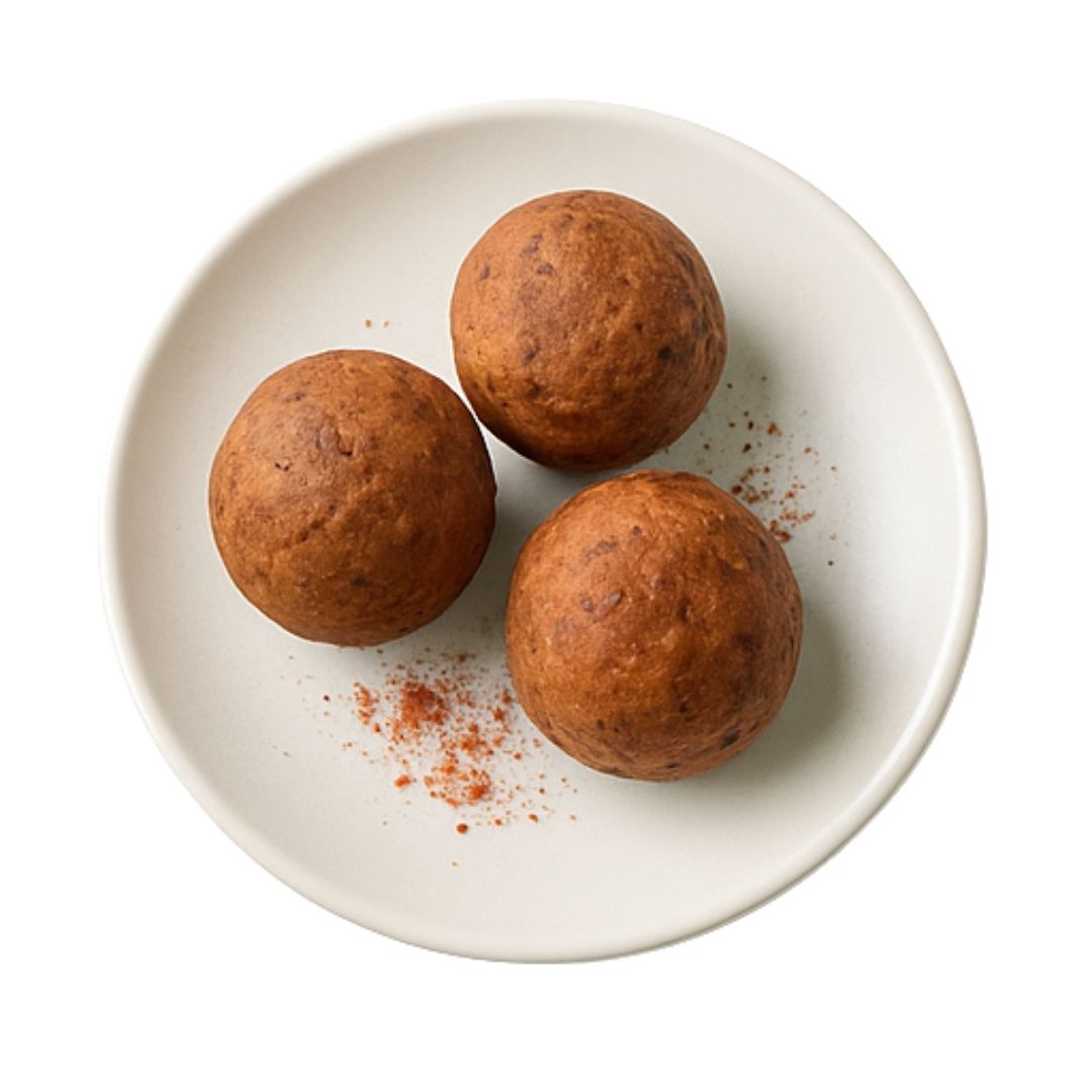 Kulki z masła orzechowego i migdałów