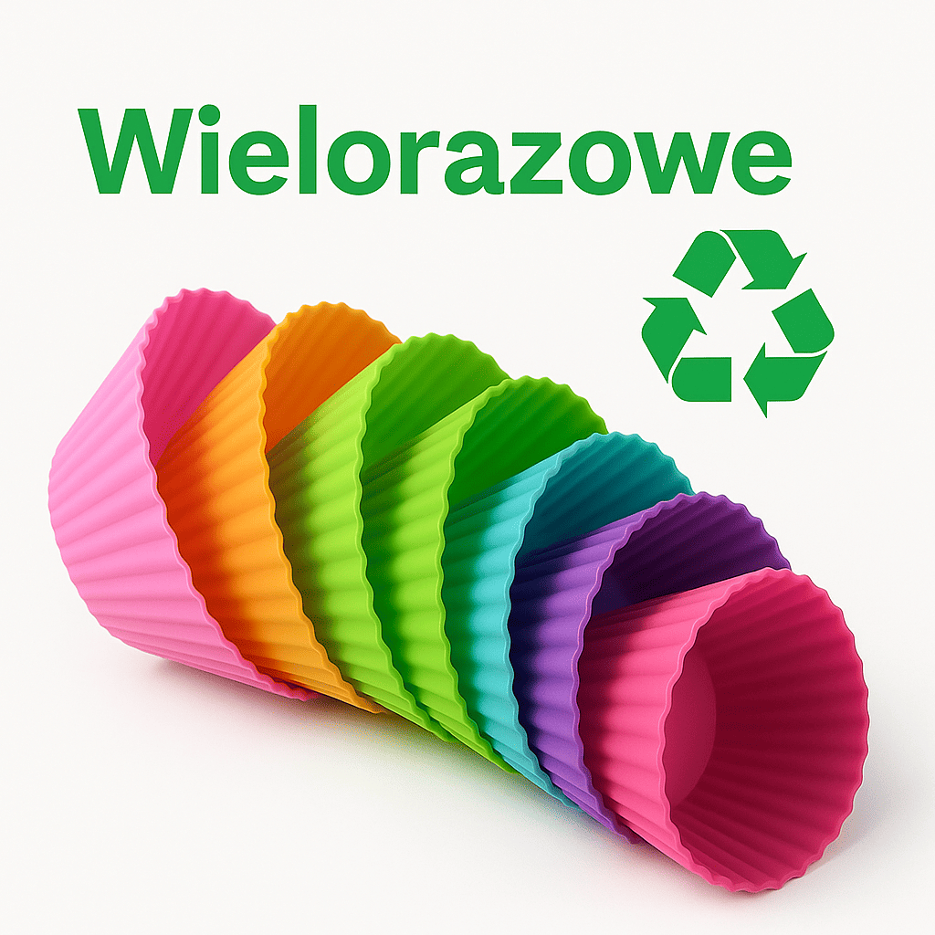 Silikonowe Foremki zestaw 12 sztuk