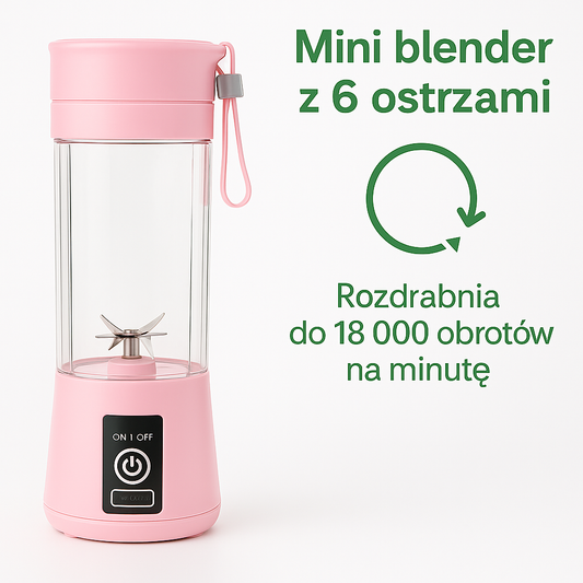Mini Blender z 6 Ostrzami - KuchennyDom.pl