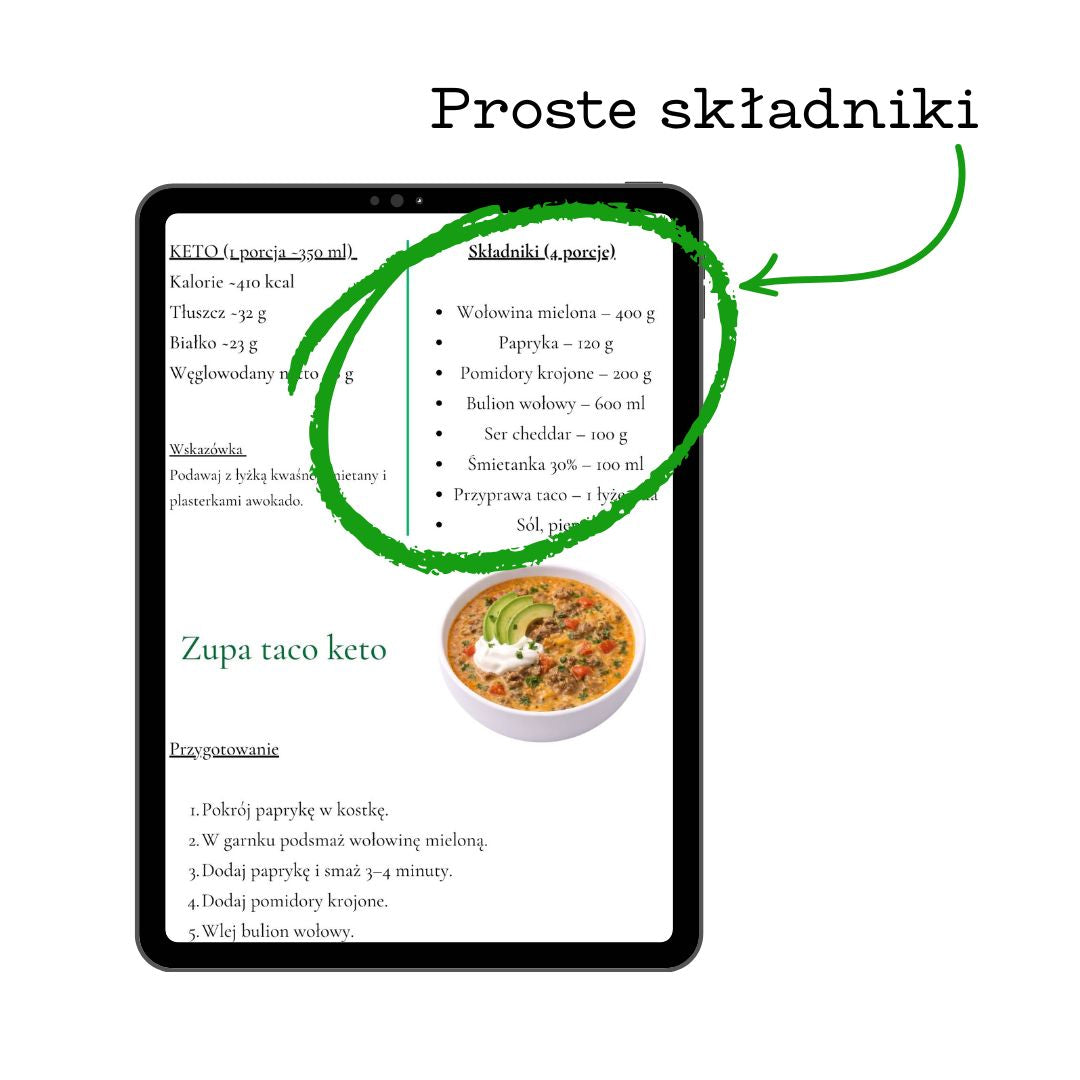 Keto zupy i gulasze – 50 przepisów