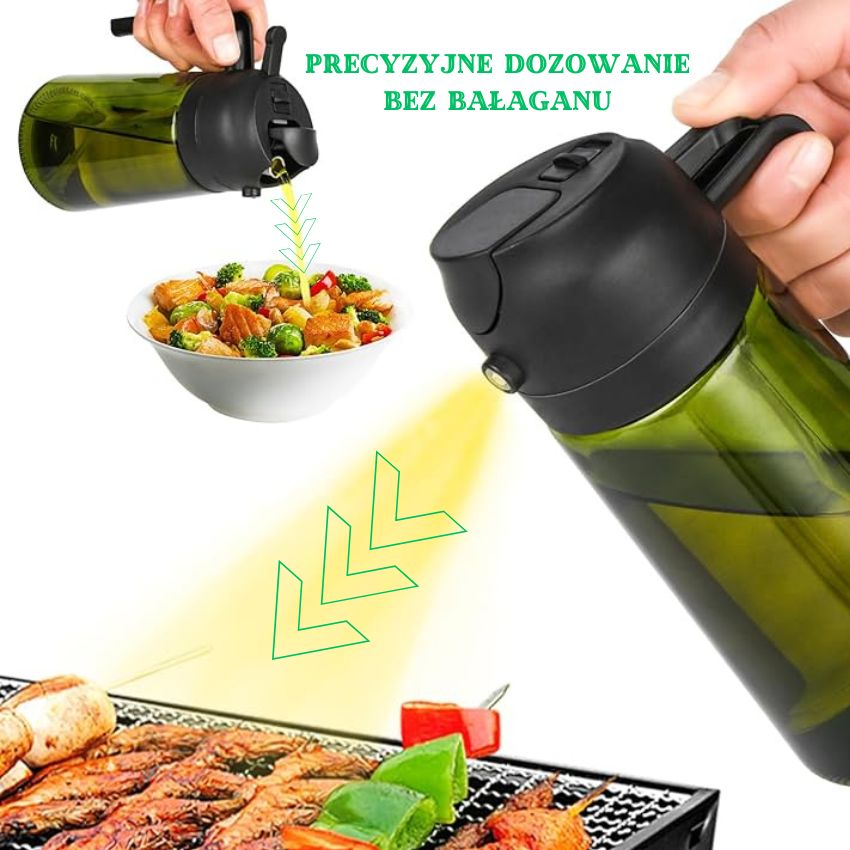 Dozownik do oliwy 2 w 1 - KuchennyDom.pl
