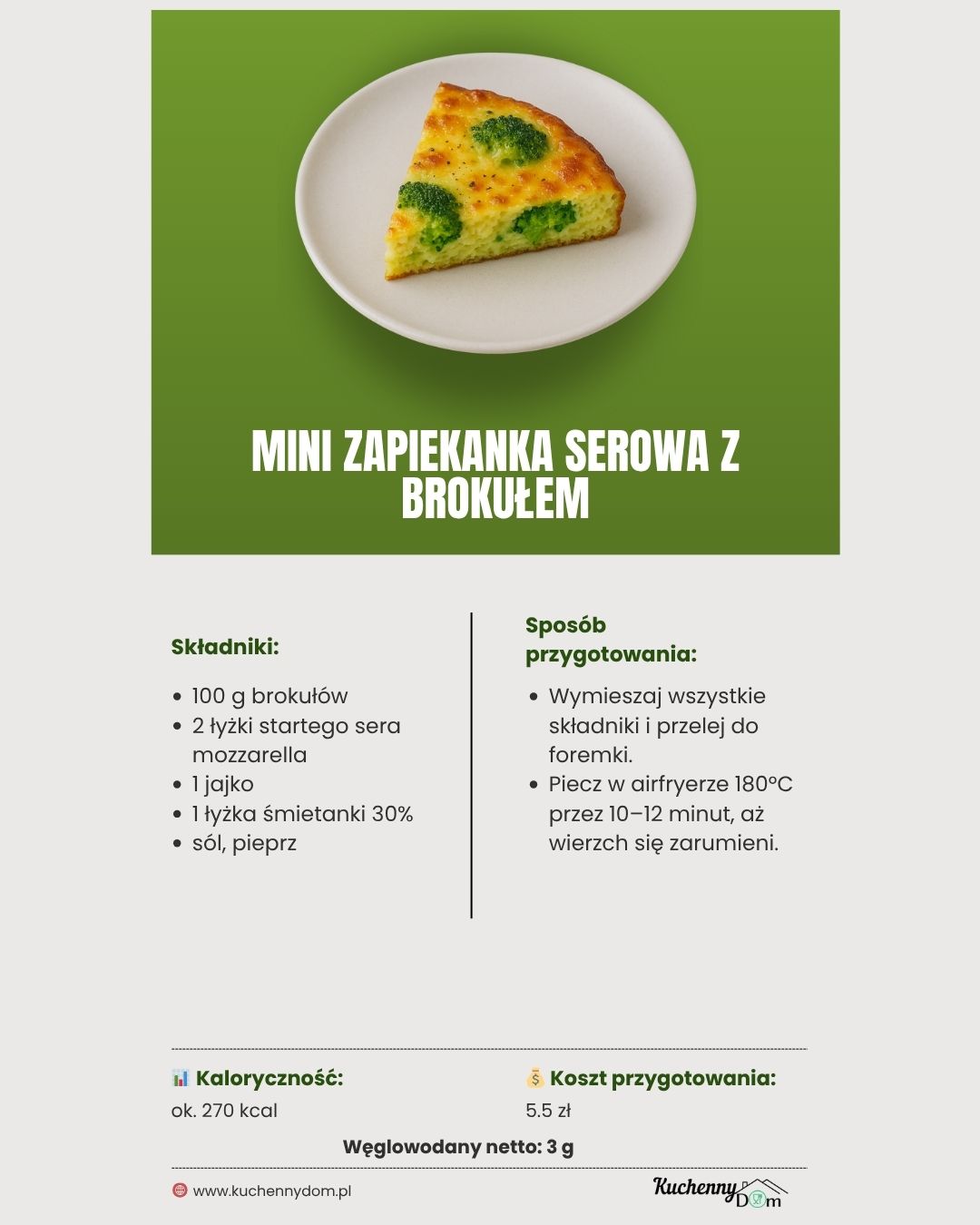 Keto z Airfryera – 101 przepisów (PDF, wersja MAX)