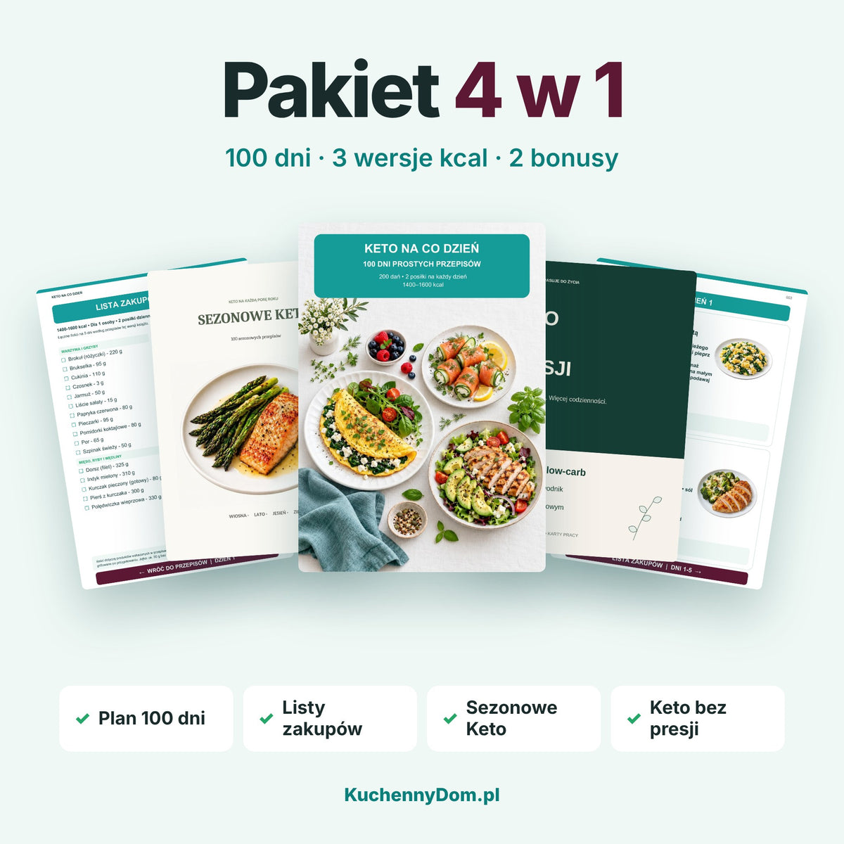 Keto na co dzień — pakiet 100 dni